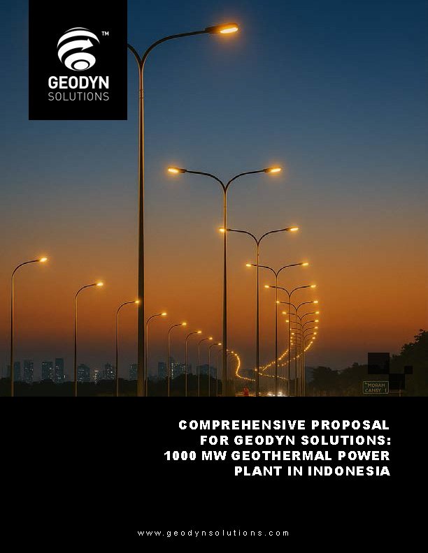 Read more about the article Comprehensive Proposal for Geodyn Solutions: 1000 MW Geothermal Power Plant in Indonesia