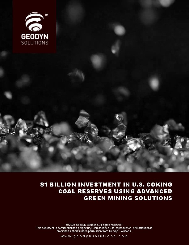 1 Billion Investment in US Coking Coal Reserves Using Advanced Green Mining Solutions