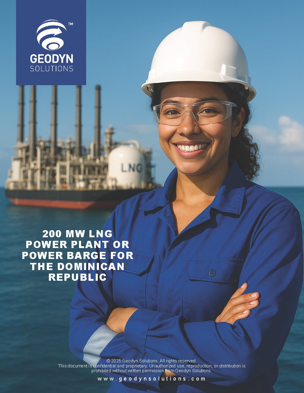 Geodyn Solutions Proposal: 200 MW LNG Power Plant or Power Barge for the Dominican Republic