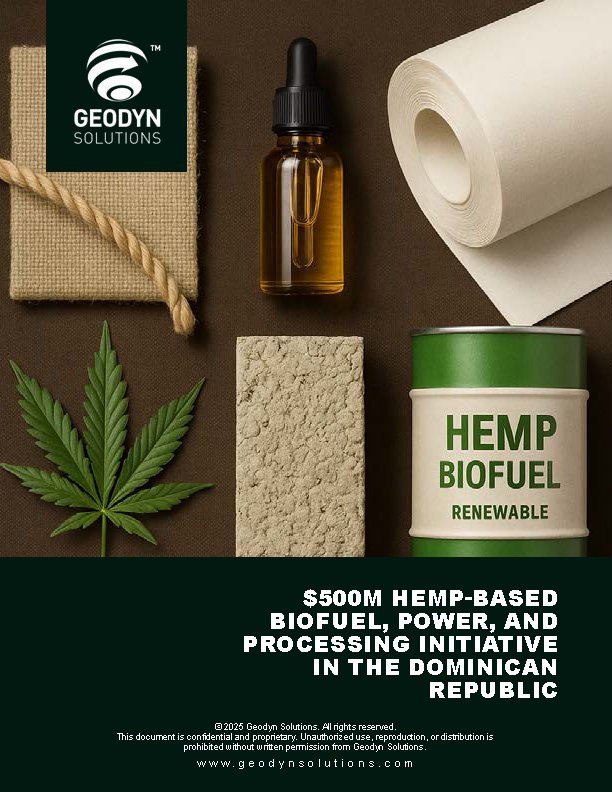 Read more about the article $500M Hemp-Based Biofuel, Power, and Processing Initiative in the Dominican Republic